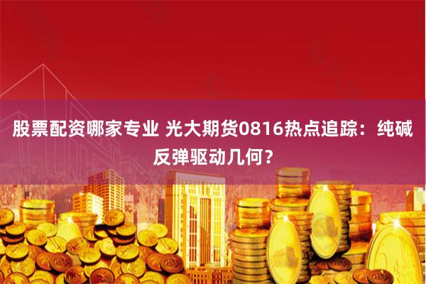 股票配资哪家专业 光大期货0816热点追踪：纯碱反弹驱动几何？